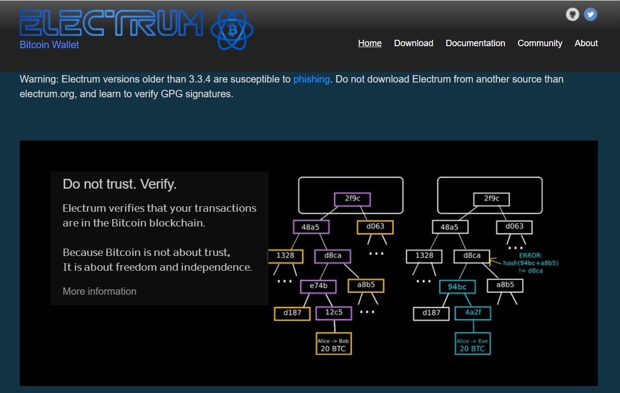 محفظة Electrum