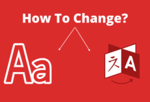 How To Change language and font size