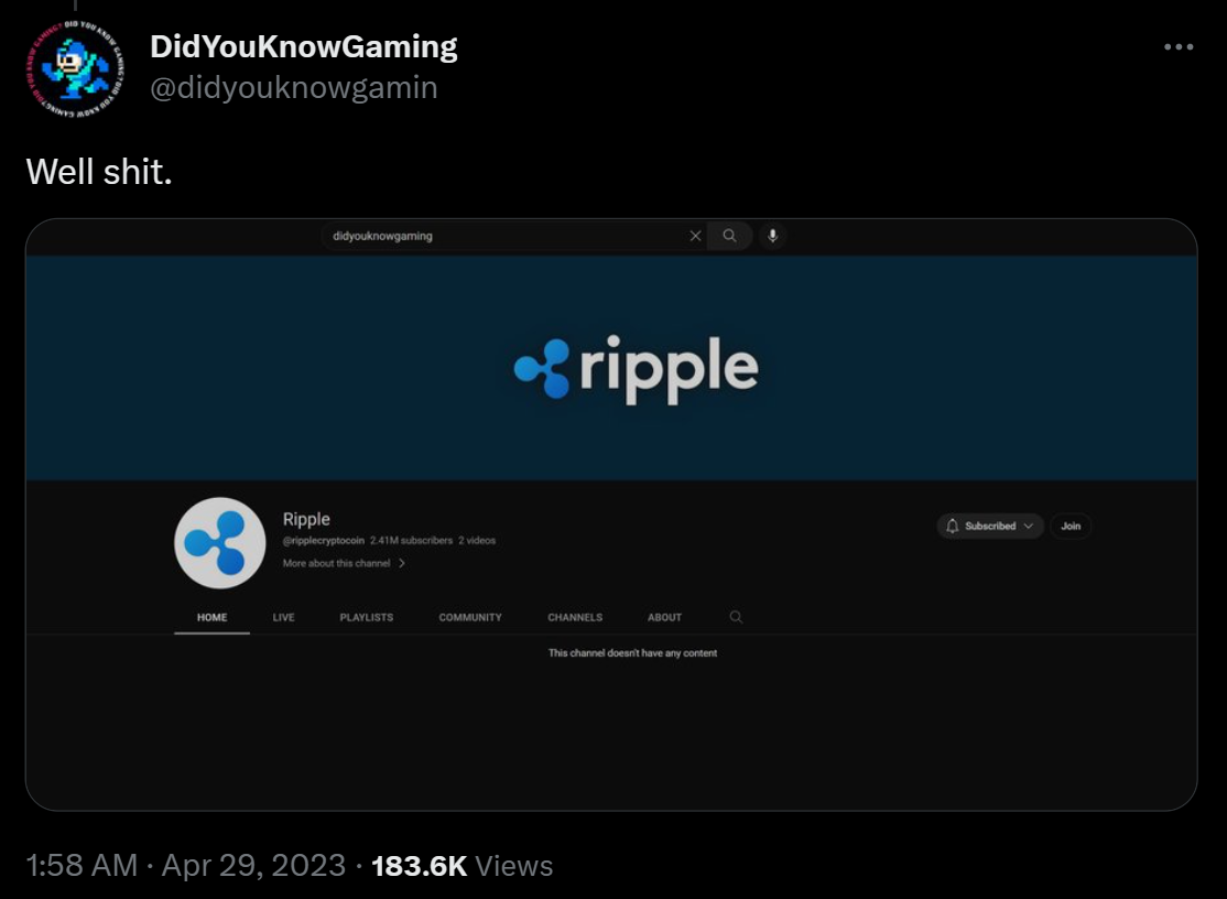 اختراق حساب اليوتيوب من DidYouKnowGaming