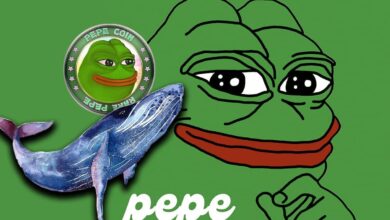 حيتان عملة PEPE الرقمية