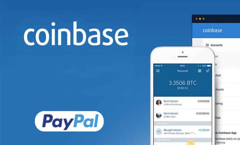 كوينبيس شراكة مع PayPal