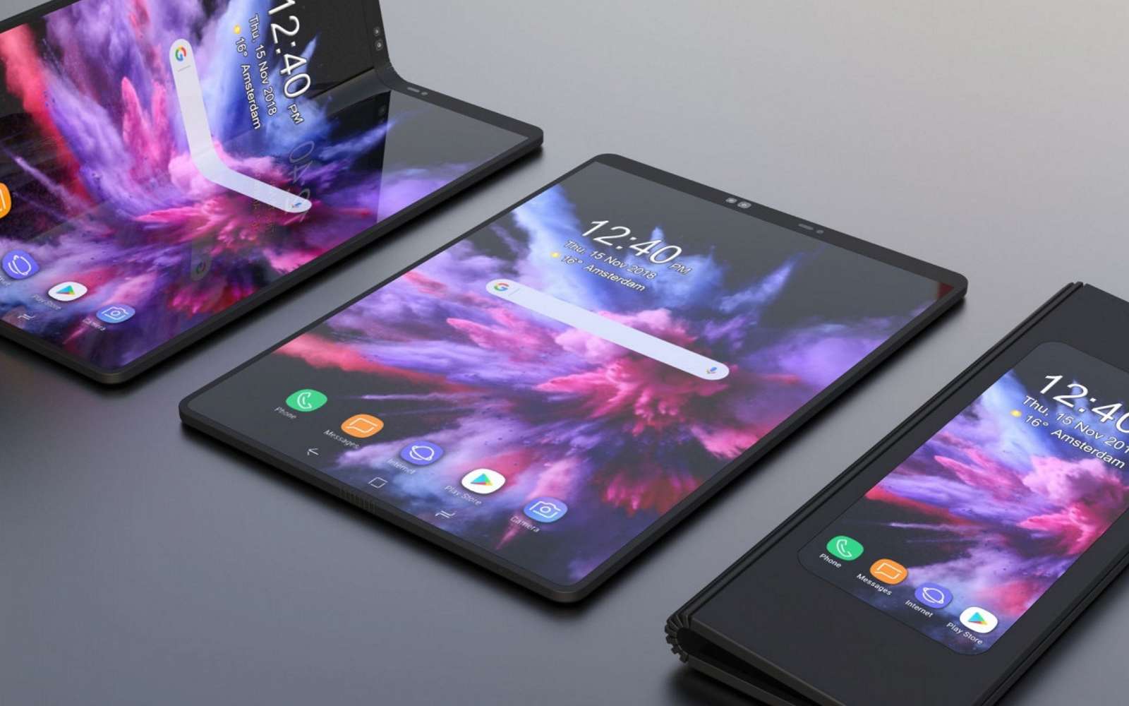 الهاتف الذكي القابل للطيGalaxy Fold