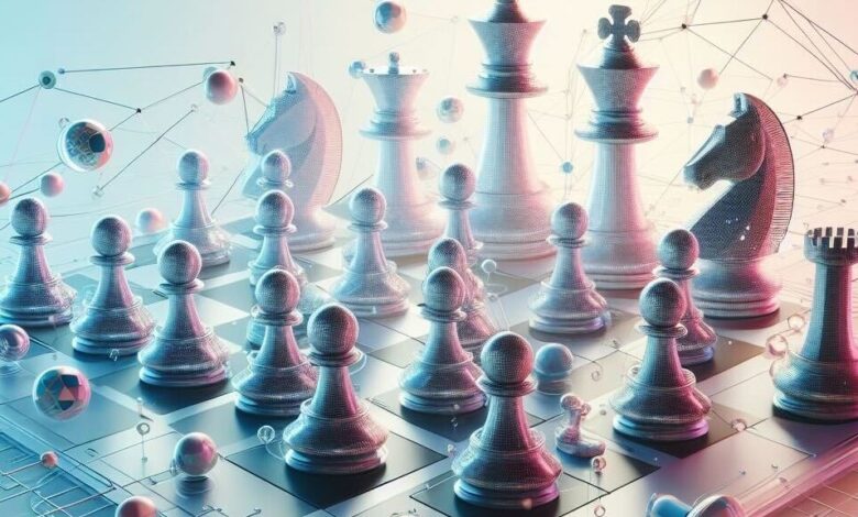 لعبة الشطرنج اللامركزية