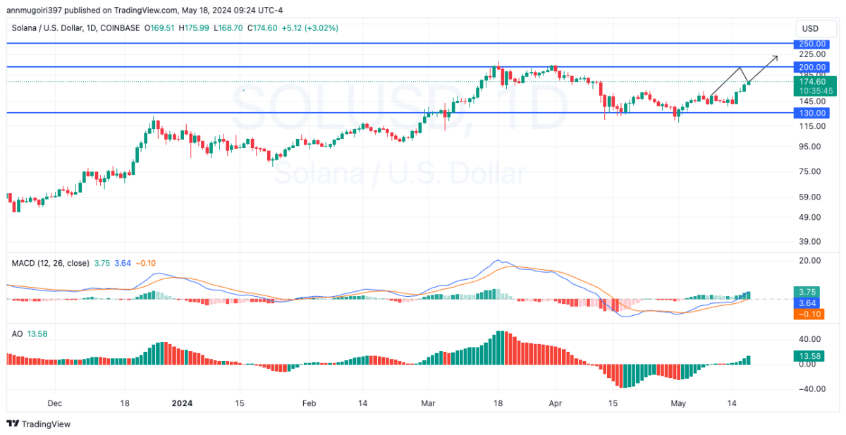 توقعات سعر سولانا: هل تستطيع SOL تجاوز الـ 200 دولار بحلول نهاية الأسبوع؟