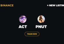 عملة ACT الرقمية وعملة PNUT الرقمية