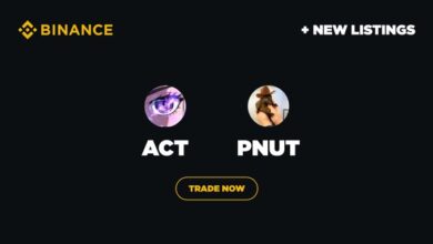 عملة ACT الرقمية وعملة PNUT الرقمية