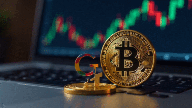 البيتكوين تزيح غوغل وتحتل المركز السادس