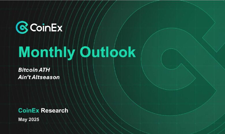 تقرير كوين إكس (CoinEx) لشهر مايو 2025: بيتكوين تتجاوز ذروة موسمها 1 كوين اكس