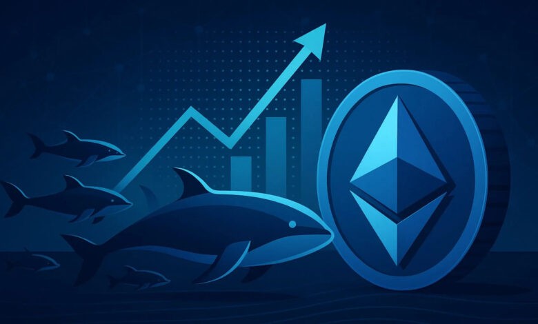 إثيريوم تكسر حاجز 4 آلاف دولار والحيتان تتوقع ارتفاعها 1 إثيريوم تكسر حاجز 4 آلاف دولار والحيتان تتوقع ارتفاعها