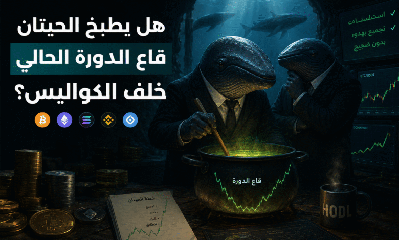 هل يطبخ حيتان البيتكوين قاع الدورة الحالي في 2026 خلف الكواليس؟ 1 هل يطبخ الحيتان قاع الدورة الحالي خلف الكواليس