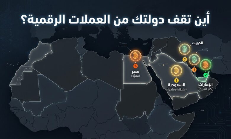 الضرائب على العملات الرقمية في الدول العربية