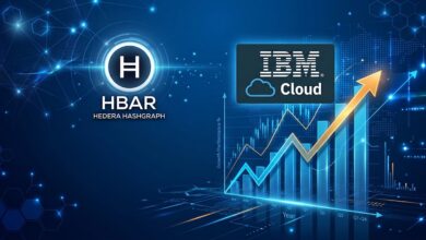 سعر HBAR يخترق الحواجز بعد صفقة IBM Cloud: هل تصل Hedera إلى 0.15 دولار؟ 3 سعر HBAR