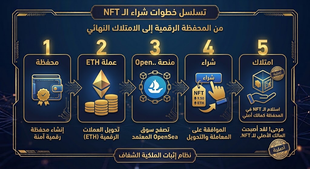كيف تشتري وتبيع NFT