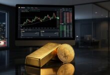 البيتكوين مقابل الذهب